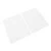 2PCS Embossing Mat Plates 3mm Thick Acrylic Backing Pad for Paper Leather Fabric Crafting Scrapbooking Card Making