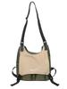 Mountain Range Small Crossbody Bag With Nylon Material For Hiking And Travel