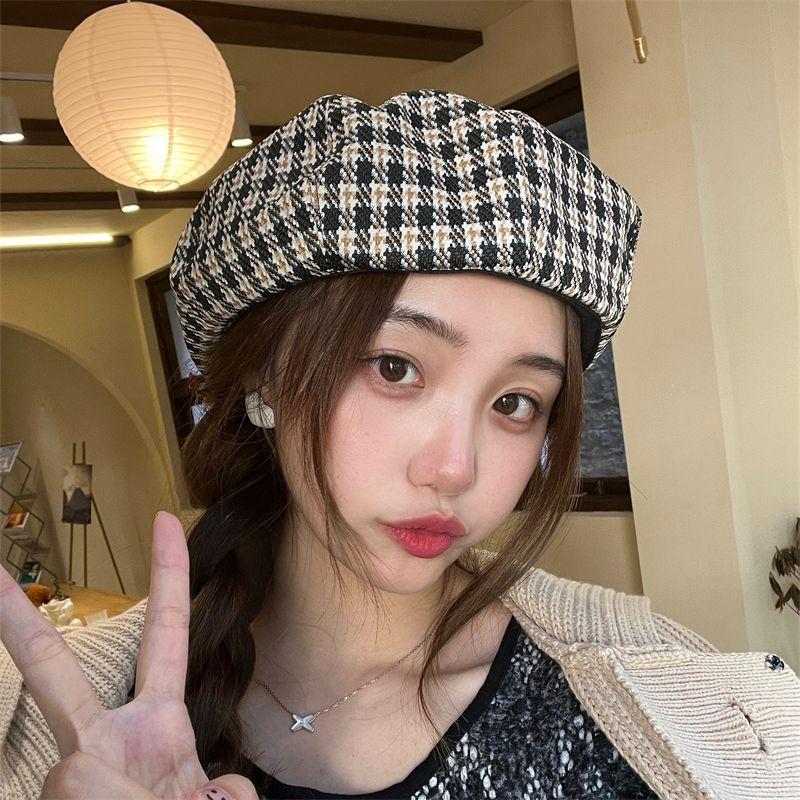 Женские шляпы Новое поступление Модный Универсальный Берет Женская шляпа художника Минималистичный Элегантный головной убор