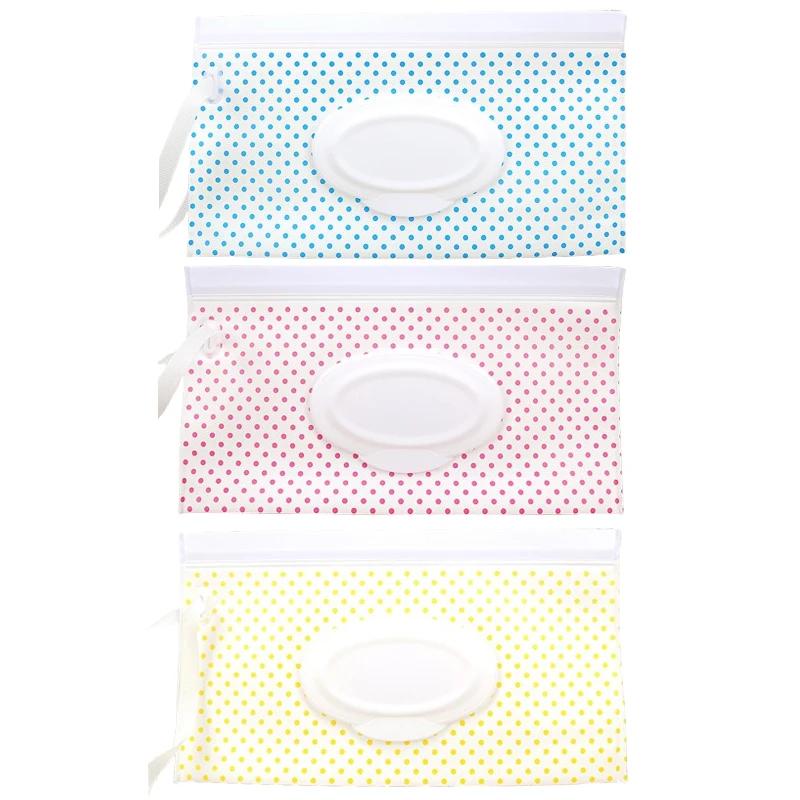 3pcs Baby Wipe Storage Bag Tissue Holder Wet Wipes Storage Bag Facial Tissue Pouch for Travel Mask Bags Tissue Bag Oganizer