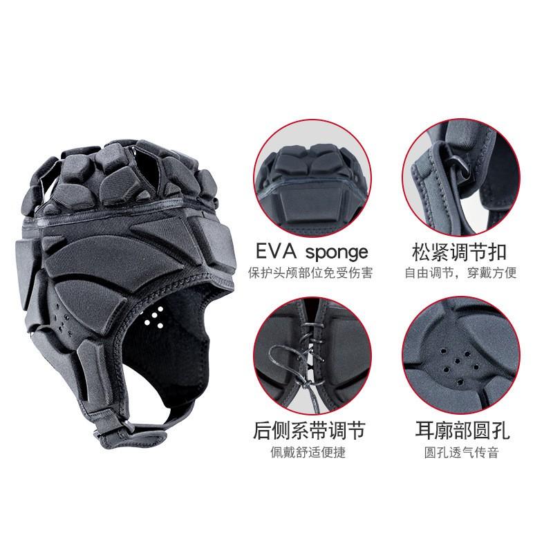 Soccer Goalkeeper Head Protector Foam Helmet Football Training Safety Lightweight Breathable Headgear