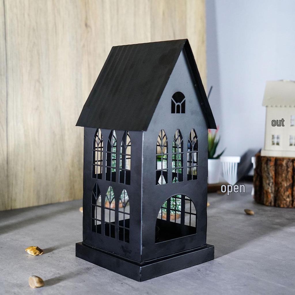 Рождественское кованое железо фонарь украшение в европейском и американском церковном стиле