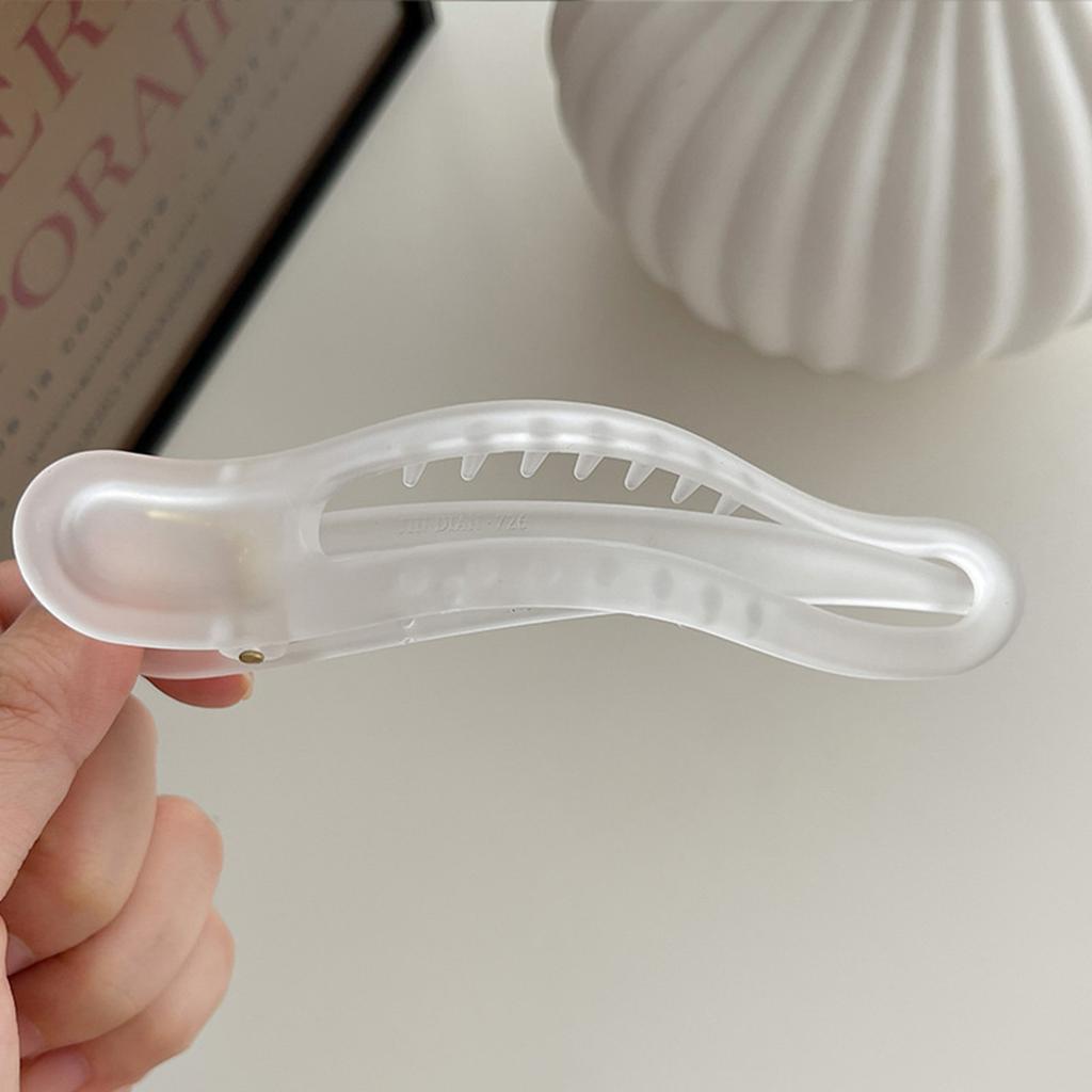 Винтажная матовая заколка для волос для женщин, модная, с индивидуальностью, с градиентным контрастом, заколка-уточка, аксессуары для волос для девочек на каждый день