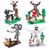 Non-Toxic New 99 Nights In The Forest Block Toy Animal Deer Owl Figure Assembly Model Building Block Toy Gift For Children Kids Blind Box