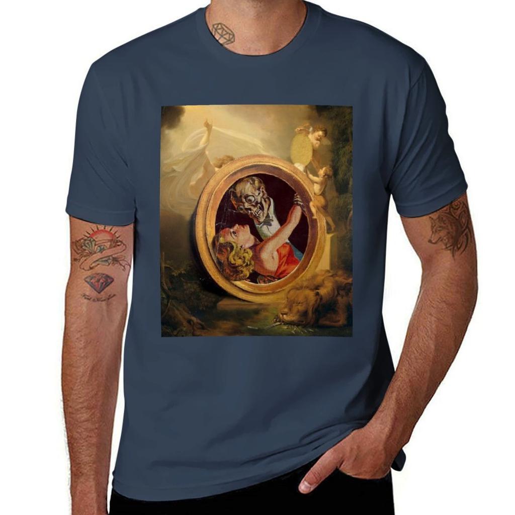 ELEGY OF JOYFUL LOVE TShirt Minimalist Plain Crew Neck TShirt