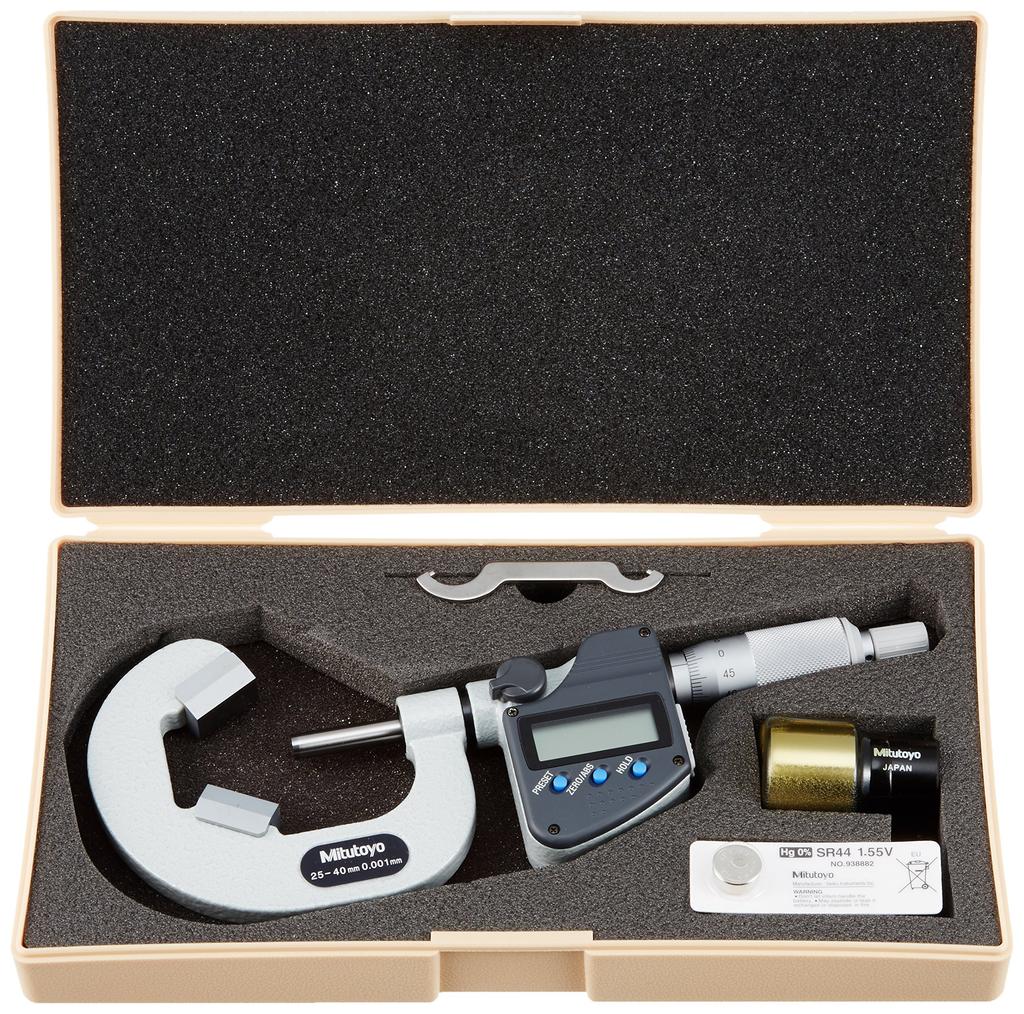 Mitutoyo Digimatic micrometer V-groove 314-253-30 VM3-40MX