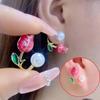 925 Silver Needle Korean Fashion Big Crystal Heart Earrings For Women Jewelry Trending New Luxury Women's Zircon Earrings