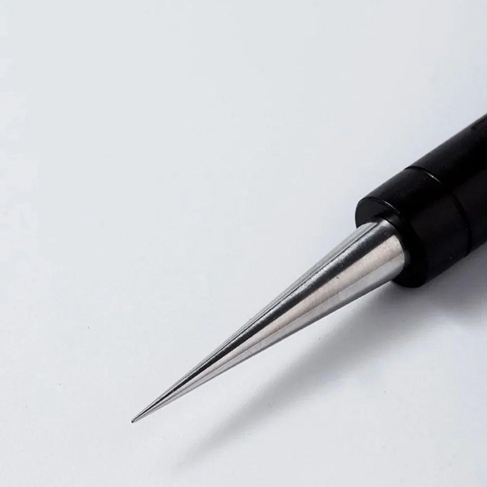Stainless Steel Tip Latte Art Pen Wood Handle Latte Art Practice Pen Coffee Floral Carvings