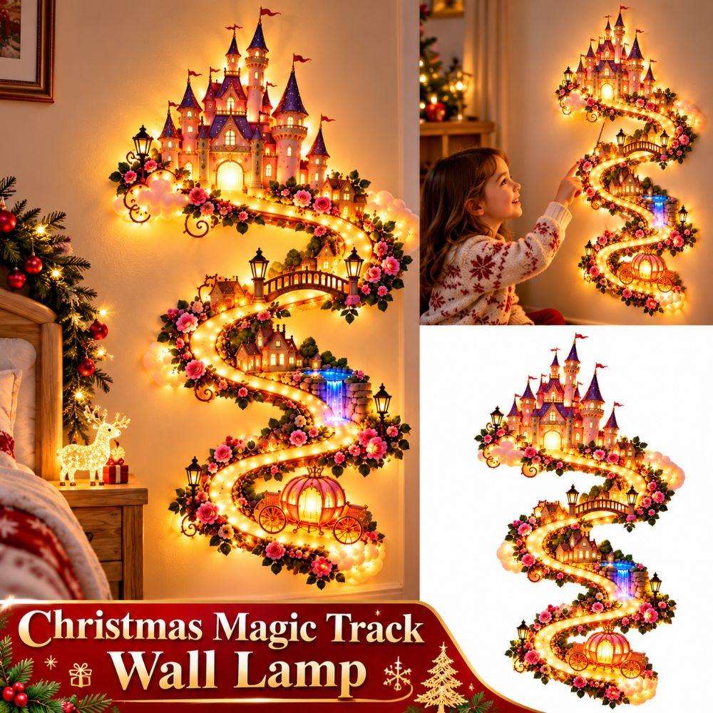 Warm White Light Christmas Wall Light Fairy Tale Style LED Wall Hanging Home Indoor Decor