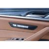 Silver ABS Seat Memory Button Switch Sticker Trim For BMW 5 Series G30 2018-