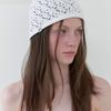 Crochet Beanie - White
