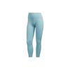 Adidas Believe This 2.0 Primeblue Solid Color High-Waisted Nine-Point Sports Pants Women Pants Vibrant-Blue FP6824
