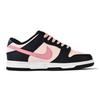 Nike Dunk Low top Skateboard Shoes Women's Black Pink CW1590-100(Team1573-DK)