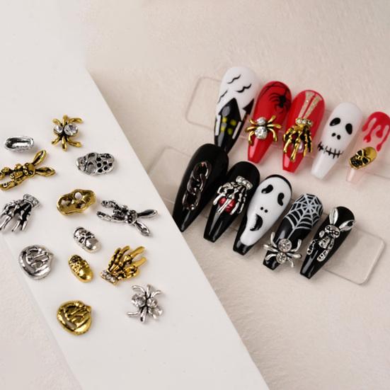 20 шт. украшения для ногтей креативной формы, высокая прочность, защита от ржавчины, блестящий визуальный эффект, широкое применение, декоративное сияние