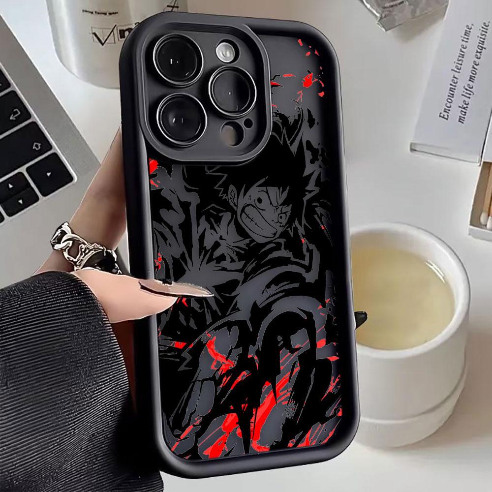 One P-Piece GEAR 5 Luffys ZoroS Phone Case For OPPO RENO F31 2F 2Z 5 5F 6 7 8 8T 10 11 11F 12 12F 13 13F 14 15 15F Shell Cover