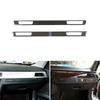 Real Carbon Fiber Center Control Copilot Water Cup Holder Panel Cover Trim For BMW E90 E92 E93 2005 2006 - 2009 2010 2011