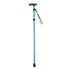 Folding Walking Cane 5 Level Foldable Lightweight Print Climbing Support Adjustable Height Aluminum