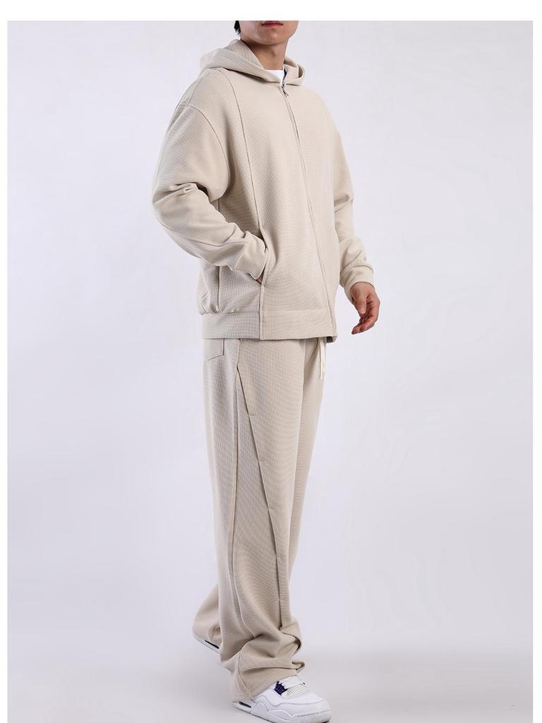 Мужской кардиган-худи на молнии - Осенне-зимняя верхняя одежда Smart Casual с карманами (2024)