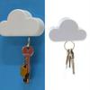Креативный магнитный самоклеящийся держатель для ключей на стену в форме облака