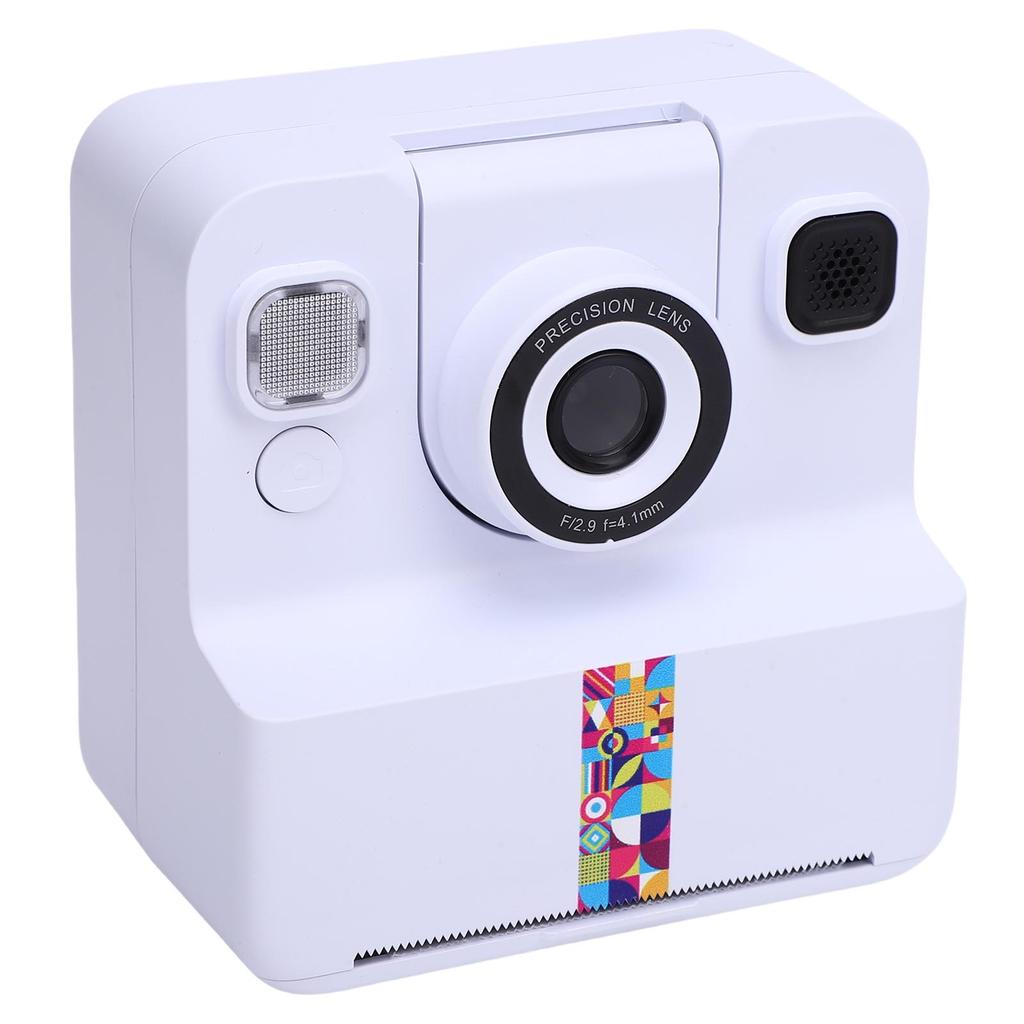 Instant Print Camera 2.4in HD Screen 24MP Photo 1080P Video Multifunctional Thermal Printing Camera for Students
