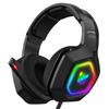 Игровая гарнитура K10 с микрофоном, объемным стереозвуком, RGB-подсветкой и регулировкой, совместимая с PS5, PS4, Xbox One, Nintendo Switch, ПК, планшетом