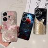 Flower Butterfly Women Fashion Back Cover For Xiaomi Redmi Turbo 3 Phone Funda Transparent Soft TPU Silicone Coque For Poco F6