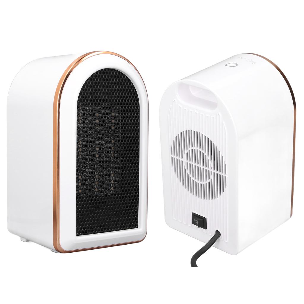 Настольный обогреватель PTC 1200 Вт, портативный электрический настольный обогреватель с быстрым нагревом, небольшой обогреватель с функцией перегрева и T