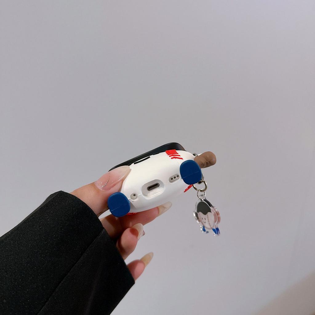 Cute Baseball Boy Pattern Headphone Cover For AirPods Pro2 Pro 3 2 1 Generation Case For AirPods 4 Pro 2 2nd Funda With