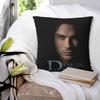 Дневники вампира Фильм Дэймон Сальваторе Квадратная Наволочка Чехол для Подушки Наволочка Чехол для Декоративной Подушки для Дома Спальни Автомобиля