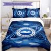 Brighton & Hove Albion Football Printed 3 Pieces Bedding Set, Comfortable Skin Friendly Bedroom Duvet Cover Set