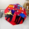 The Wiggles Print Automatic Umbrella, 8 Rib Iron Frame, Plastic Handle, Suitable for Outdoor Travel &Daily , Ideal Gift