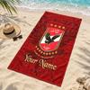 Al Ahly FC Custom Name Beach towels also serve as bath towels summer essential a musthave for the outdoors the beach and the pool