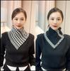 2025 Women's Versatile Silk Triangle Scarf: Warm Double-Sided Snood & Neck Warmer for Autumn/Winter