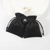 1PC Velvet Drawstring Bag 9*15cm Suede Flannel Gift Storage Pouch Makeup Organizer