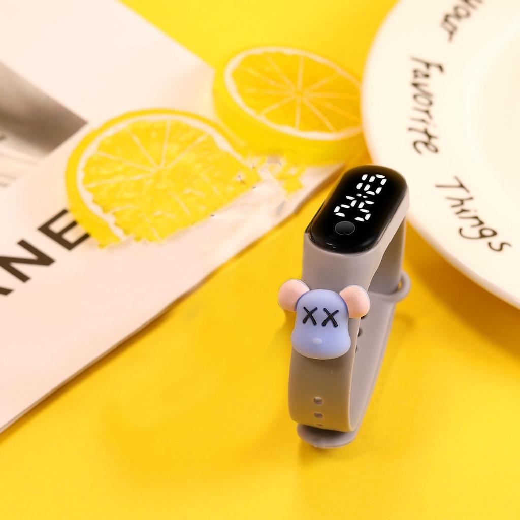 Superman LED Cartoon Doll Student Trend Waterproof Electronic Watch