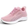 2024 Women's Running Shoes Ladies Breathable Sneakers Summer Light Mesh Air Cushion Sports Shoes Outdoor Lace Up Training Shoes