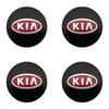 MYMX8 4pcs 56mm Car Wheel Center Cover Stickers Hub Cap Accessories For KIA EV6 Sorento Niro Stinger Ceed Carnival K5 K9 Soul Carens