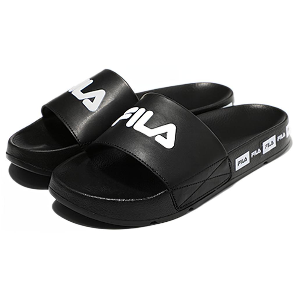 Fila Уютные легкие тапочки на толстой подошве, унисекс, черные, корейская версия 1SM01591D_001