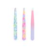 Professional Cartoon Pattern Eyebrow Tweezers Removal Fine Hairs Brow Trimming Eyebrow Clip Stainless Steel Multifunction