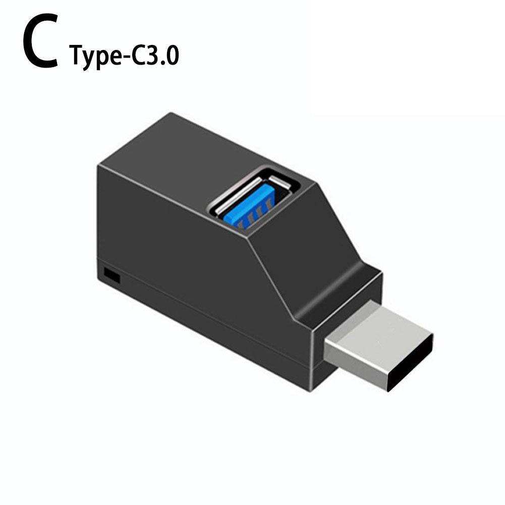 USB 3.0 HUB Adapter Extender Mini Splitter Box 1 To 3 Ports Data Transfer High Speed USB2.0 Hub For PC Laptop U Disk Card Reader