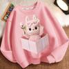 Children's Casual Round-neck Hoodie, Long-sleeved Loose Hoodie for Boys and Girls In Spring and Autumn