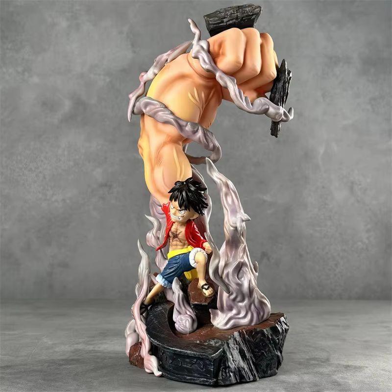 Фигурка Действия Luffy из One Piece 32 см, Поза Третьей Передачи 'Гигантский Кулак', Аниме Модель, Статуэтка, Коллекционная, Настольное Украшение, Игрушка