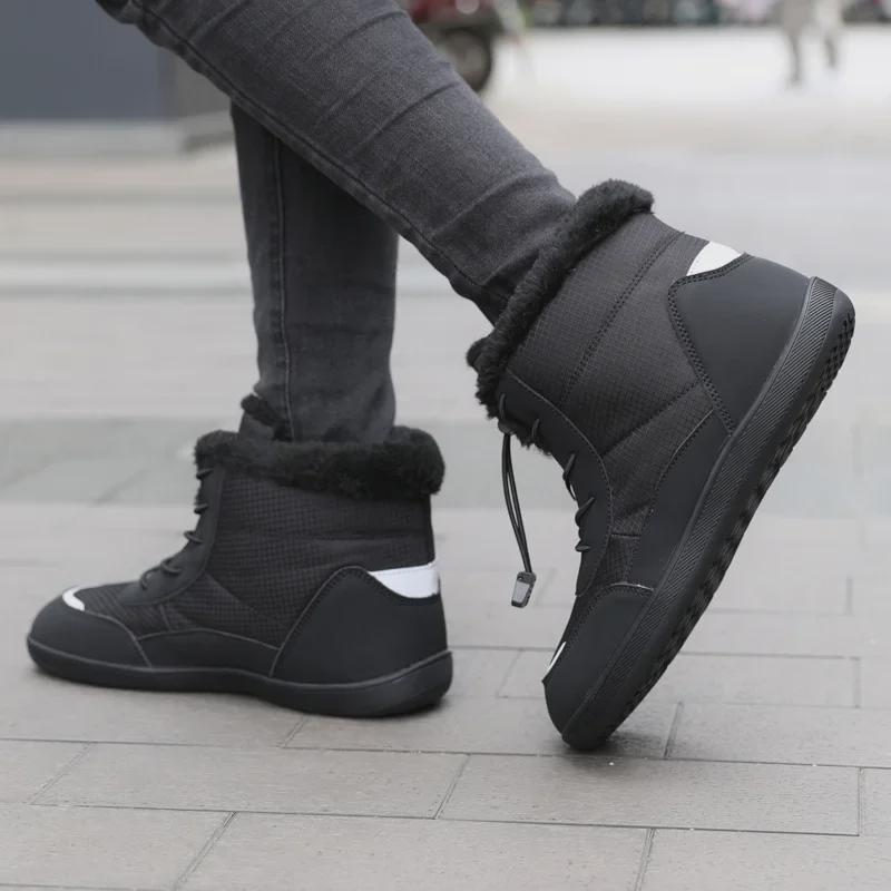 Women's 2024 Winter Wide-Toe High-Top Velvet-Lined Snow Boots - Trendy, Thickened and Warm for Outdoors