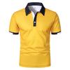 Summer Men Casual Short Sleeve Business Polo Shirt Men Sport Lapel Golf Polo Shirt 100% Polyester