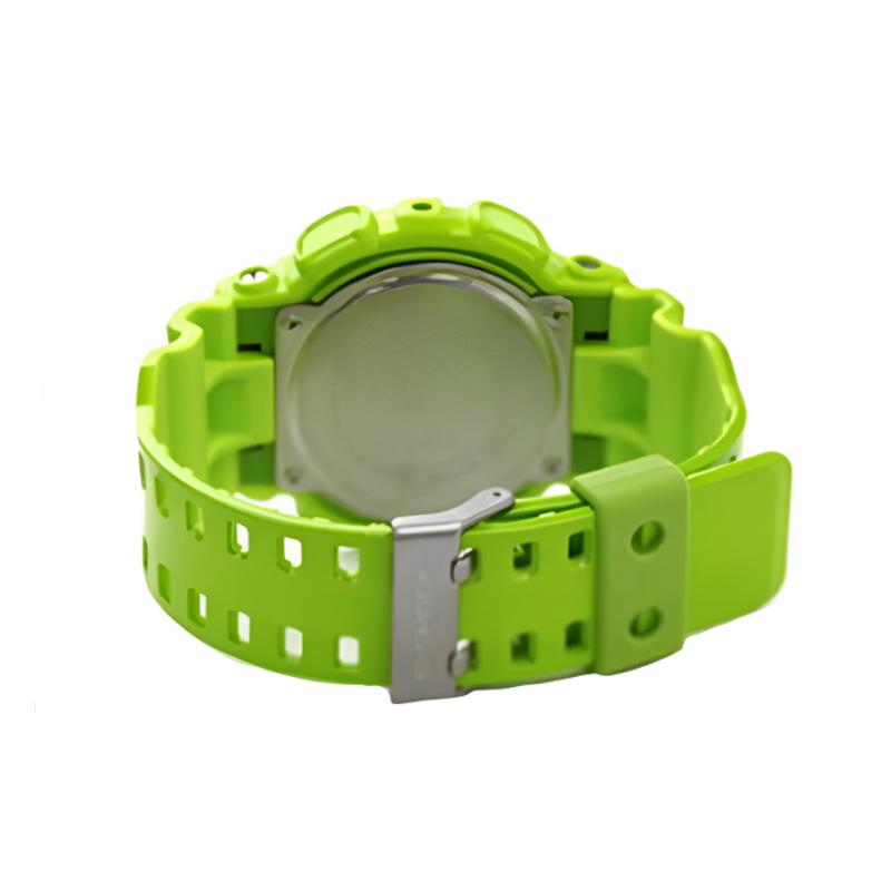 Casio Серия G-SHOCK с двойным дисплеем (ЖК/Стрелочным) Яркий уличный цветной дисплей Механизм Кварцевый Механизм Ремешок из смолы Японский и GA-110B-3D