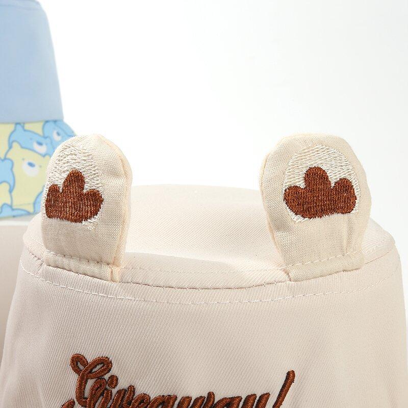 Children's Cartoon Animal Sun Protection Hat - Summer Boy's Cute Sunshade Hat - Girl's Fisherman Hat