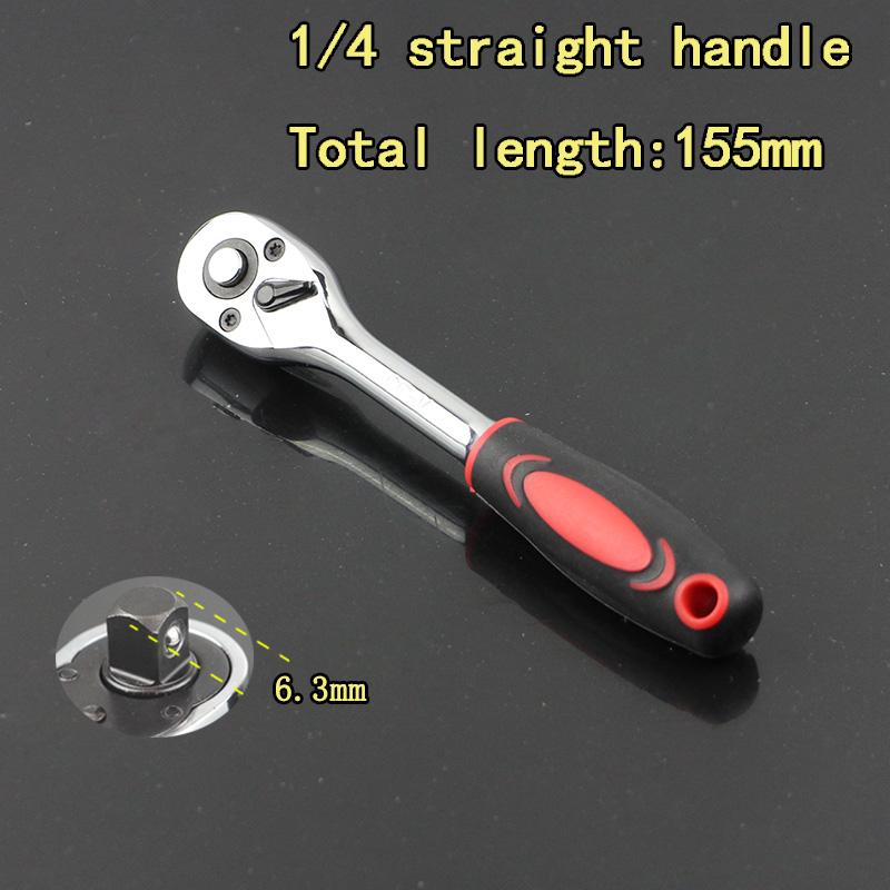 72teeth 1/4" 3/8" 1/2" Adjustable Extension Ratchet Handle Wrench Long Rotating Telescopic Socket Ratchet Wrench Spanner
