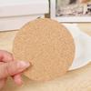 10PCS Cup Mat Natural Cork Coasters Wooden Pad Non-Slip Placemats Set Heat Resistant Non Slip Round Square Table Mats