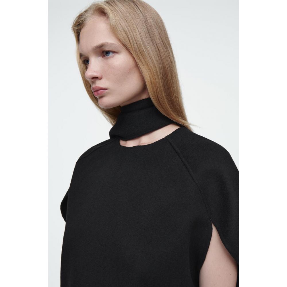 Cos Japan Double Face Scarf Blouse