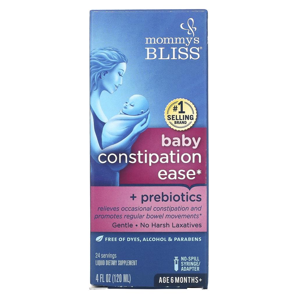 Mommy's Bliss For Babies, Relieves Constipation, Ages 6 Months and Up, 4 Fl Oz (120 Ml)